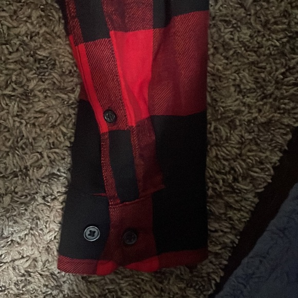 H&M sweatshirt size S Small | dark red and black - Picture 3 of 5